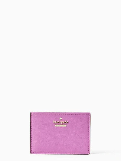 Shop Kate Spade Cameron Street Card Holder In Morning Glory