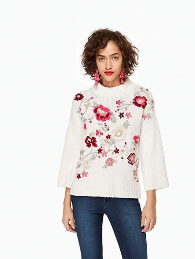 Shop Kate Spade Dayna Sweater In Cream