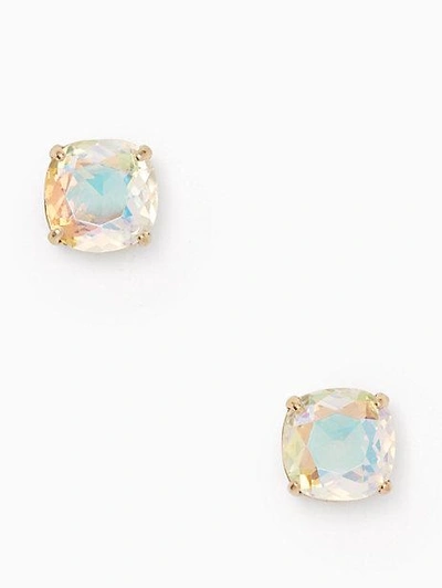 Shop Kate Spade Small Square Studs In Ab