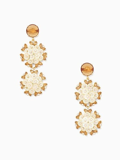 Shop Kate Spade Be Bold Triple Drop Earrings In Gold