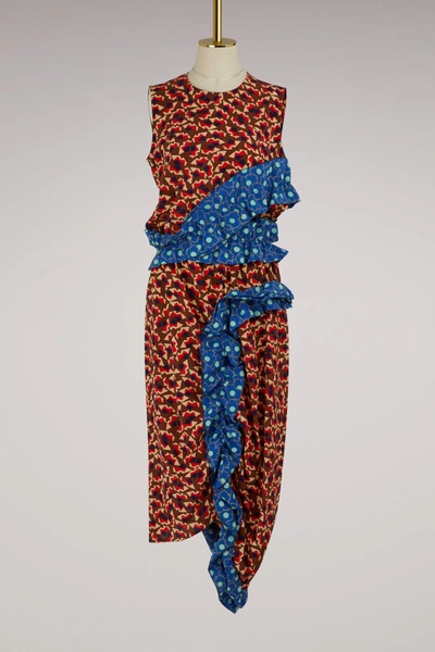 Shop Marni Midi-length Dress In Henne