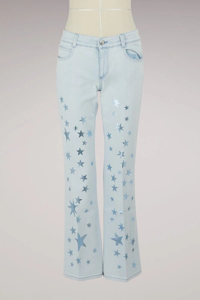 Shop Stella Mccartney Skinny Kick Jeans In 4300 - Sun Faded Blue