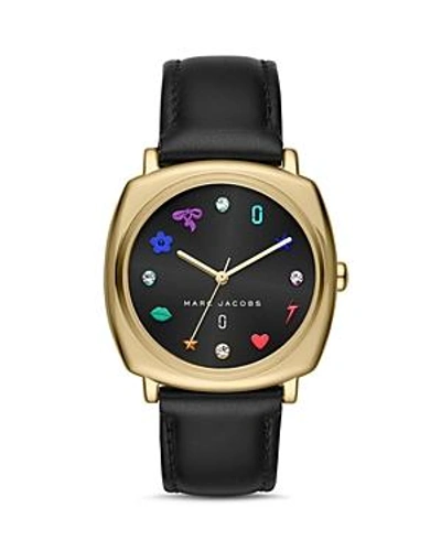 Shop Marc By Marc Jacobs Mandy Watch, 34mm In Black