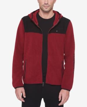 black and red tommy hilfiger jacket
