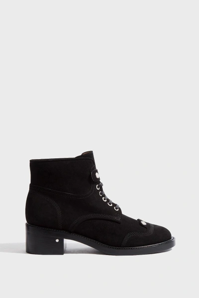 Shop Laurence Dacade Pegase Leather Ankle Boots In Black