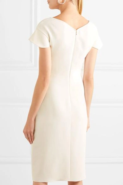 Shop Antonio Berardi Crepe Dress In White