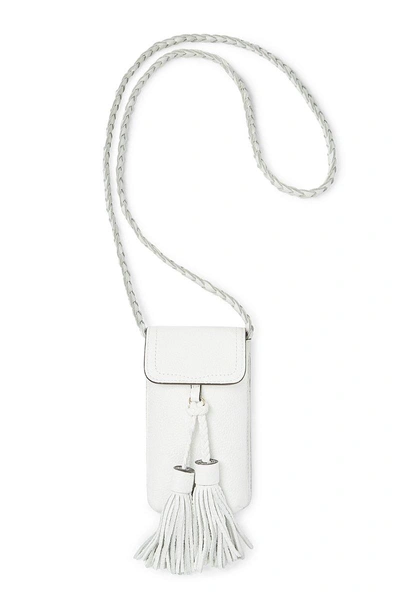 Isobel Phone Crossbody In White