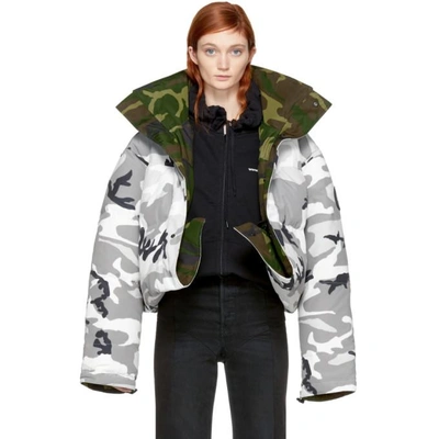 Vetements Reversible Grey Camouflage Canada Goose Edition Parka | ModeSens