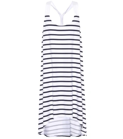 Shop Heidi Klein Maine Striped Cotton-blend Dress
