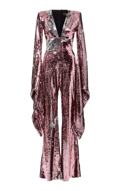 Greta Constantine Sequin Embellished Jumpsuit In Multi