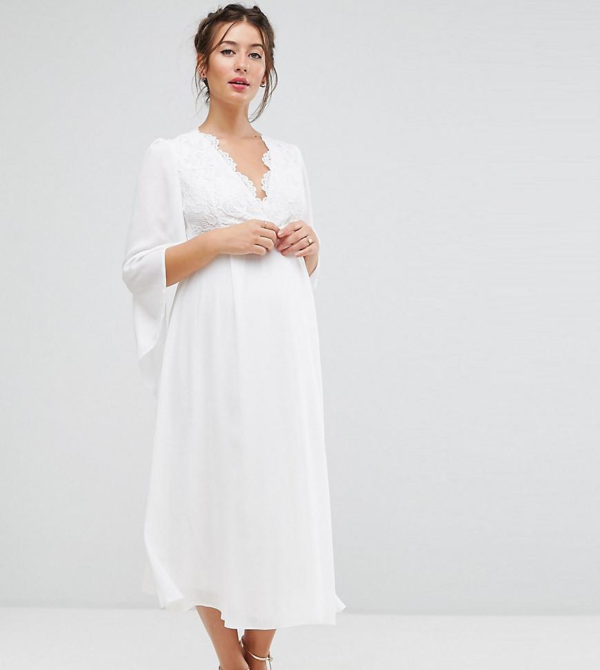 kimono sleeve maternity dress