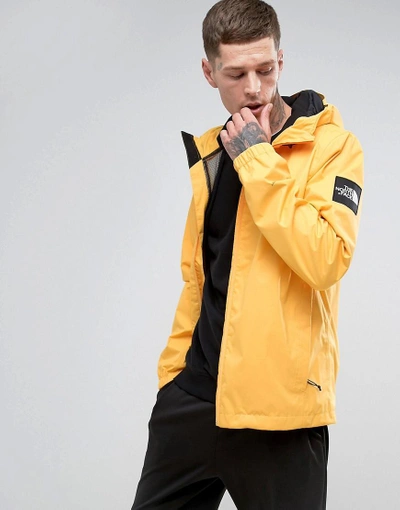 The North Face Mountain Q Jacket Hooded In Yellow - Yellow | ModeSens