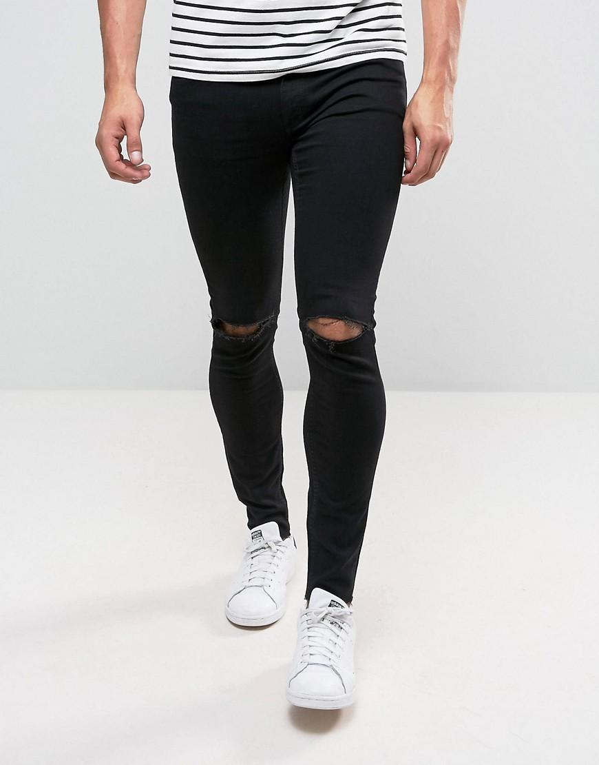 cheap monday him spray jeans black