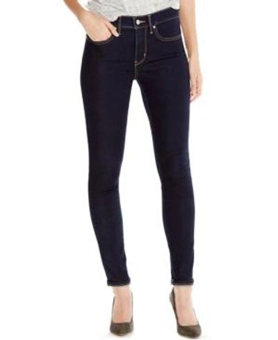 Shop Levi's Women's 311 Mid Rise Shaping Skinny Jeans In Darkest Sky