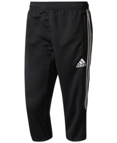 Shop Adidas Originals Adidas Men's Tiro 17 3/4 Climacool Soccer Pants In Black/white