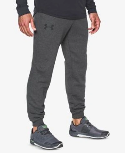 Shop Under Armour Men's Rival Joggers In Carbon Heather