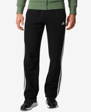 Adidas Originals Adidas Men's Essential Open-hem Fleece Sweatpants In Black  | ModeSens