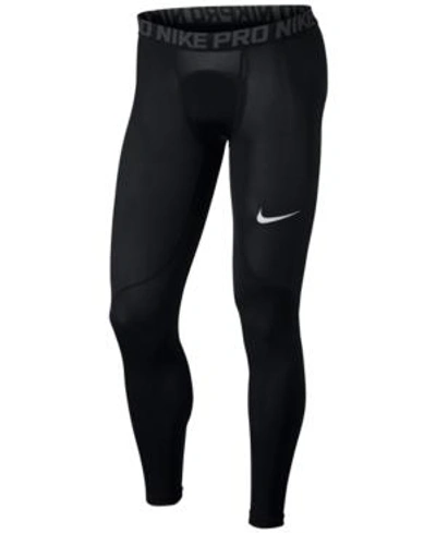 Shop Nike Men's Pro Dri-fit Compression Leggings In Black