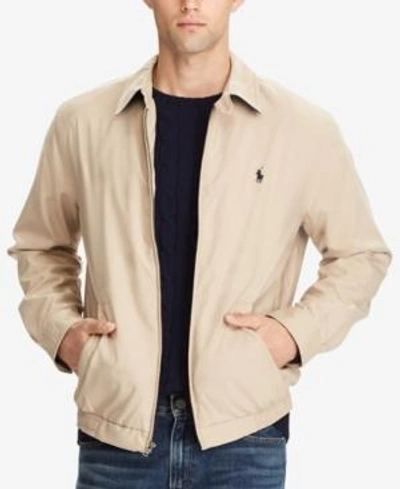 Shop Polo Ralph Lauren Men's Lightweight Windbreaker In Khaki