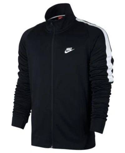 Shop Nike Men's Sportswear N98 Jacket In Black