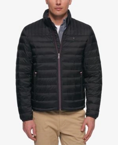 Shop Tommy Hilfiger Men's Down Quilted Packable Puffer Jacket In Black