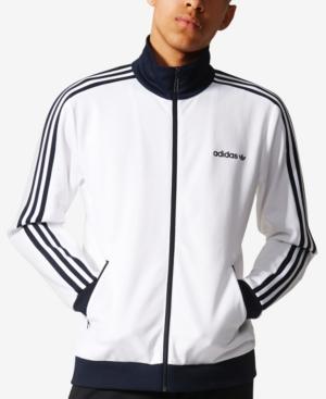 adidas beckenbauer jacket white