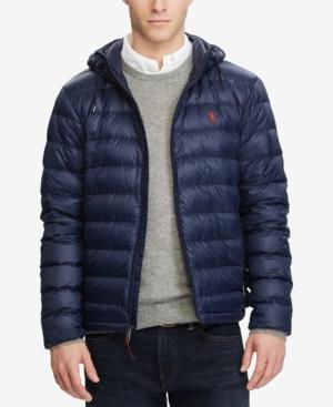 polo aviator navy jacket