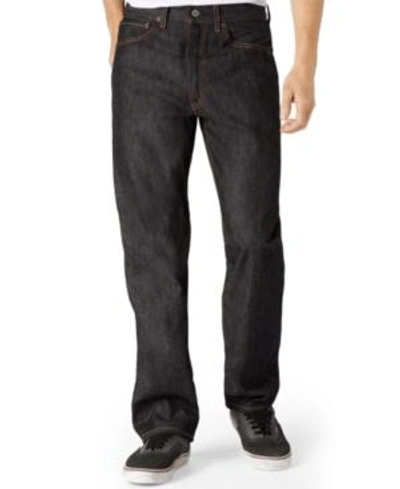 Levi's 501 Original Shrink-to-fit Jeans In Black Rigid