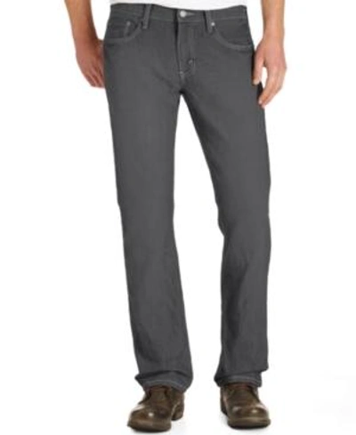 Shop Levi's Men's 514 Straight Fit Jeans In Rigid Grey Stretch