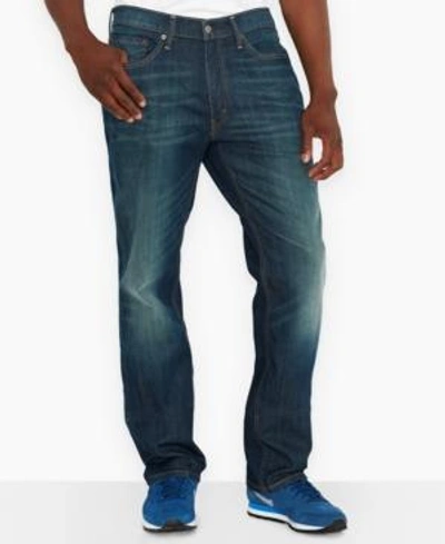 Shop Levi's Men's 541 Athletic Taper Fit Stretch Jeans In Midnight