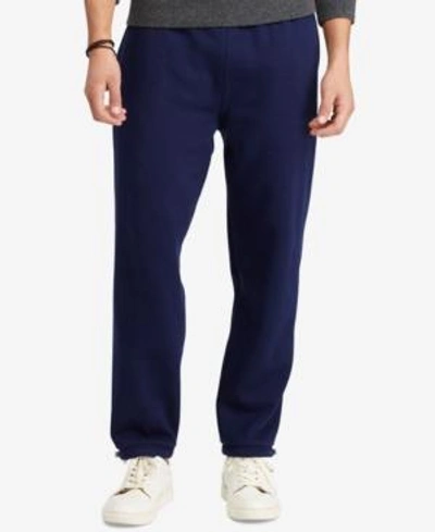 Shop Polo Ralph Lauren Men's Big & Tall Cotton-blend-fleece Pants In Cruise Navy