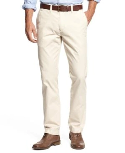 Tommy Hilfiger Men's Modern-fit Th Flex Stretch Comfort Solid Performance  Pants In Sand Khaki | ModeSens