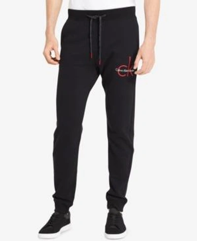 Shop Calvin Klein Jeans Est.1978 Calvin Klein Men's Ck Logo Sweatpants In Black