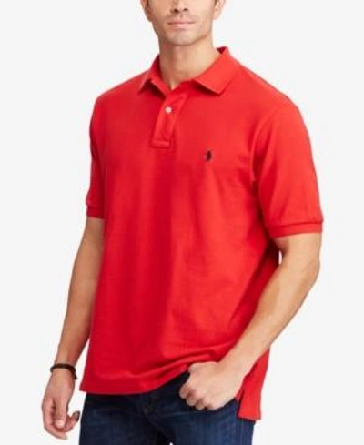 Shop Polo Ralph Lauren Men's Big & Tall Classic-fit Cotton Mesh Polo In Rl2000 Red