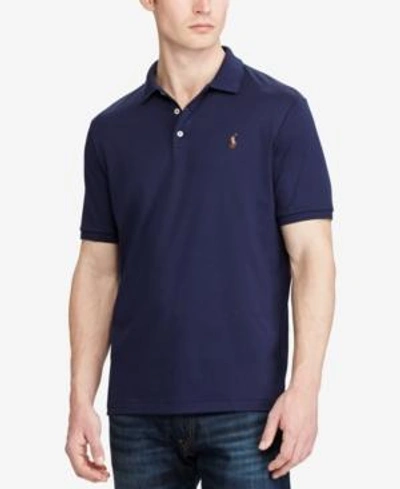 Shop Polo Ralph Lauren Men's Big & Tall Classic Fit Soft Cotton Polo In French Navy