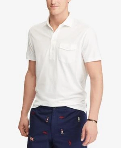 Shop Polo Ralph Lauren Men's Classic Fit Hampton Shirt In White