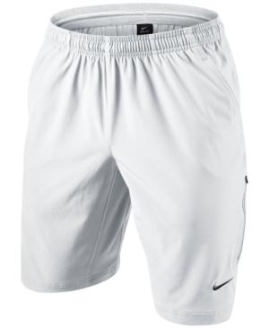 white nike shorts mens