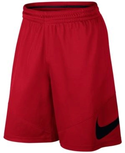 Shop Nike Men's 9" Hbr Dri-fit Basketball Shorts In University Red