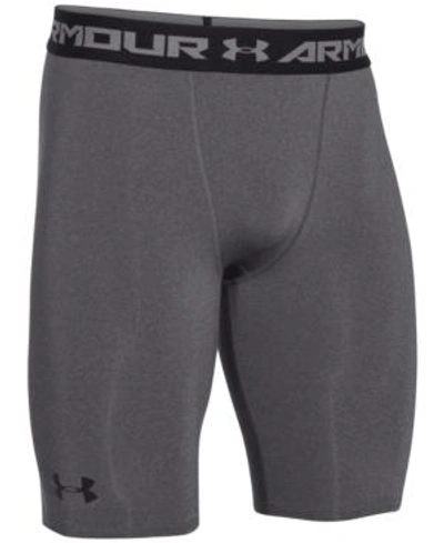 Shop Under Armour Men's 9" Heatgear Shorts In Charcoal