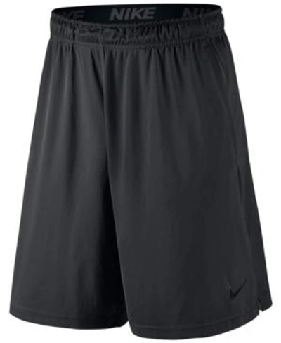 Shop Nike Men's Fly 9" Training Shorts In Dark Grey Heather/black