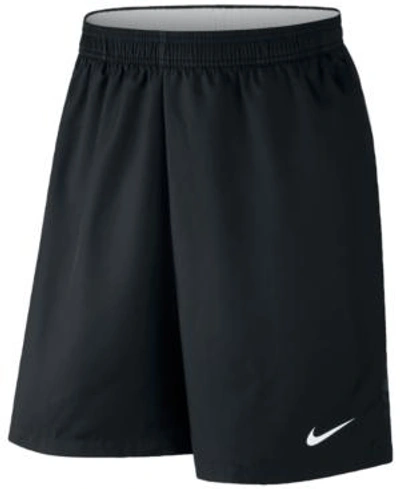 Shop Nike Men's 9" Court Dry Tennis Shorts In Black/white