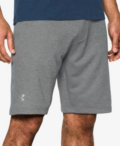 Shop Under Armour Men's 10" Tech Terry Workout Shorts In Grey