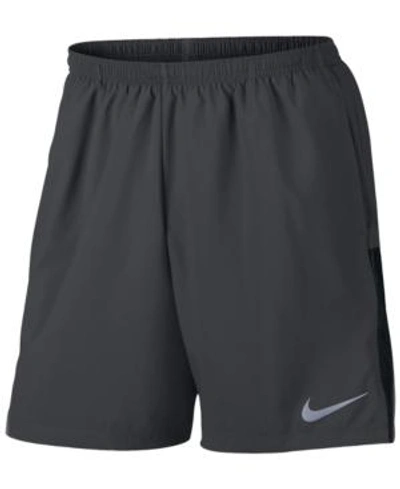 Shop Nike Men's Flex Challenger 7" Running Shorts In Anthrachite
