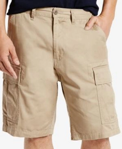 Shop Levi's Men's Big And Tall Loose Fit 9.5" Carrier Cargo Shorts In True Chino