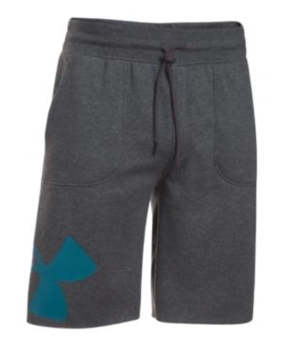 Shop Under Armour Men's 10" Rival Fleece Sweat Shorts In Dark Grey/blue