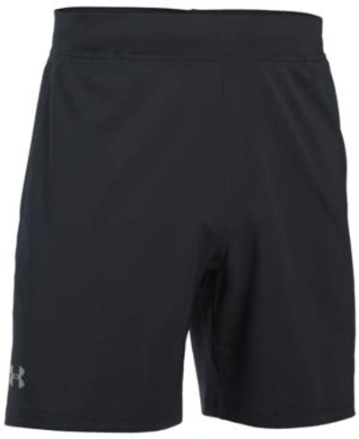 Shop Under Armour Men's Speedpocket 7" Running Shorts In Black