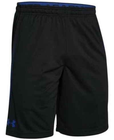 Shop Under Armour Men's 10" Tech Mesh Shorts In Black/royal