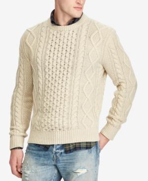 ralph lauren aran sweater