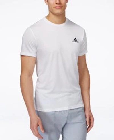 Shop Adidas Originals Adidas Men's Essential Tech T-shirt In White