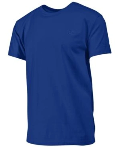 Shop Champion Men's Cotton Jersey T-shirt In Surf The Web